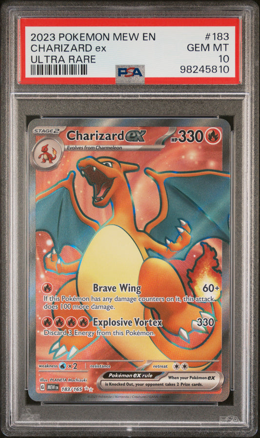 Charizard EX Full Art 151 PSA 10