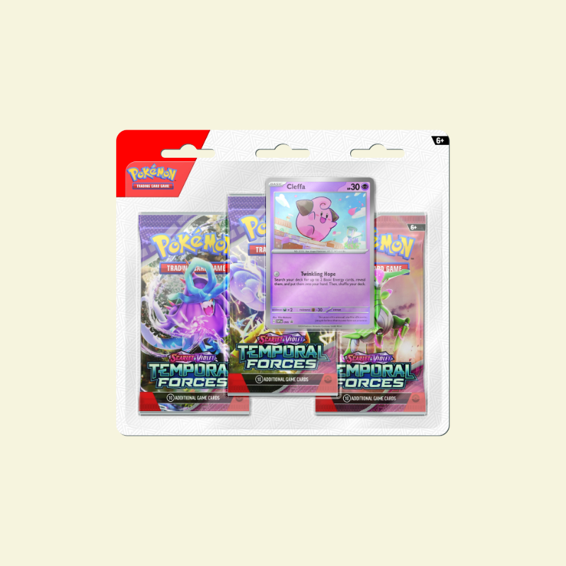 Pokemon - Temporal Forces 3 Pack Blister