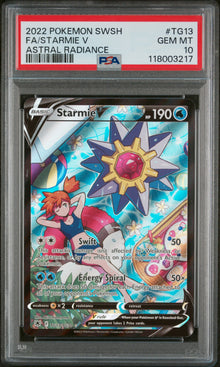 #TG13 FA/STARMIE V ASTRAL RADIANCE PSA 10