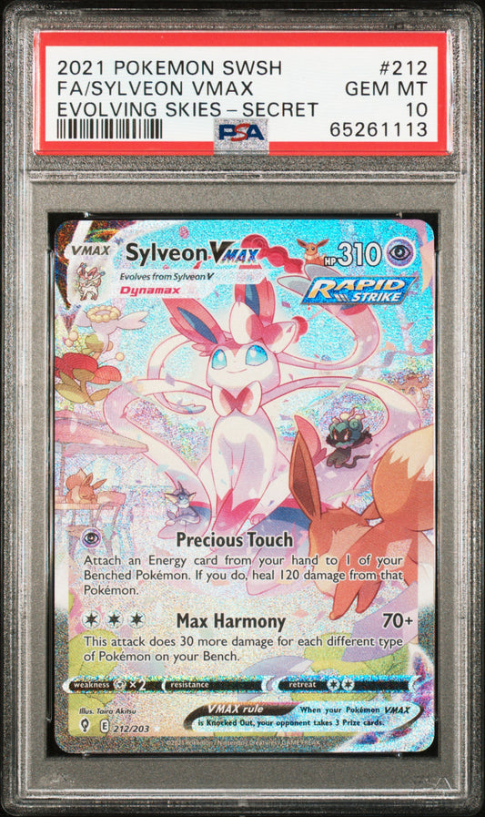 Sylveon VMAX Alternate Art PSA 10