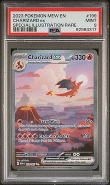 Charizard Ex 151 #199 PSA 9