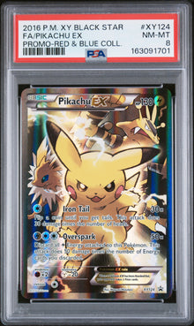 Pikachu EX XY Promo #XY124 PSA 8