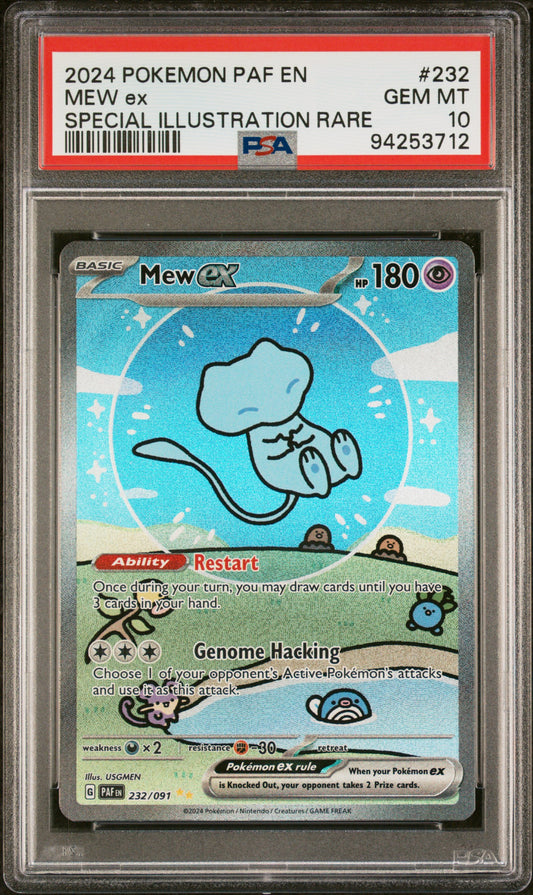 Mew ex Special Illustration Rare #232 PSA 10