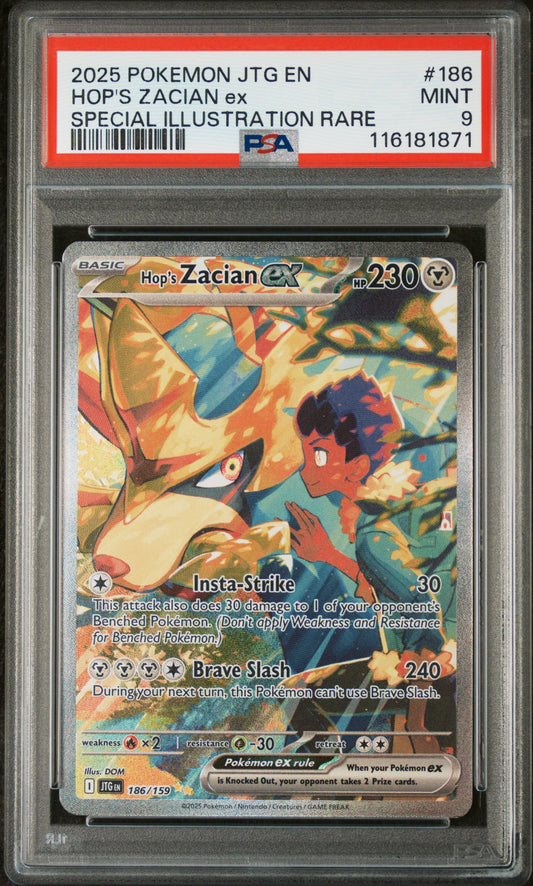 [Consignment] Hop's Zacian Ex PSA 9