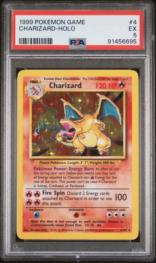 Charizard Base Set Unlimited Holo PSA 5