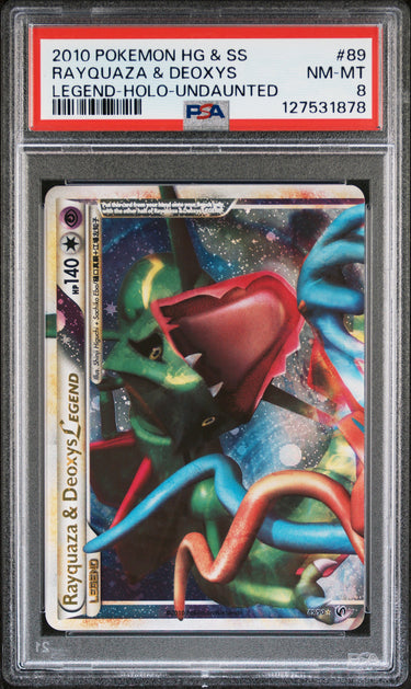 Rayquaza & Deoxys Legend (Top) 89/90 PSA 8