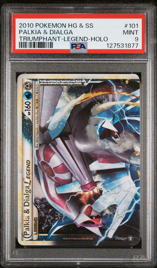 Palkia & Dialga Legend #101 PSA 9