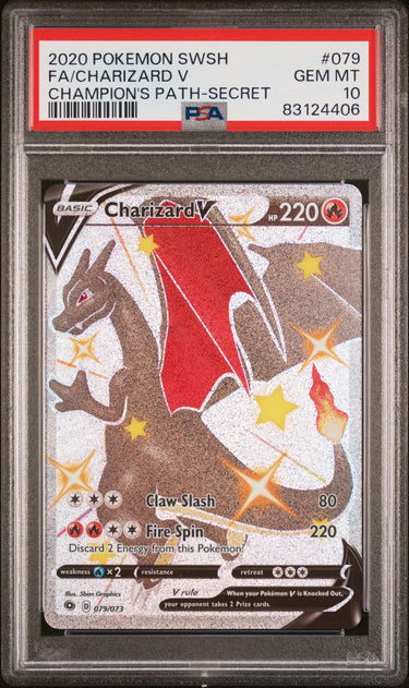 Charizard V (Secret) 79/73 PSA 10