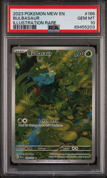Bulbasaur Illustration Rare #166 PSA 10