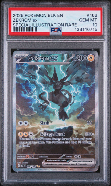 [CONSIGNMENT] Zekrom ex - 166/086 Black Bolt PSA 10