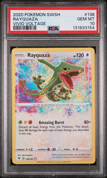 Rayquaza 138/185 PSA 10