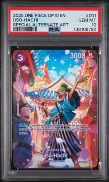 OP10-ROYAL BLOOD #001 USO-HACHI SPECIAL ALTERNATE ART PSA 10