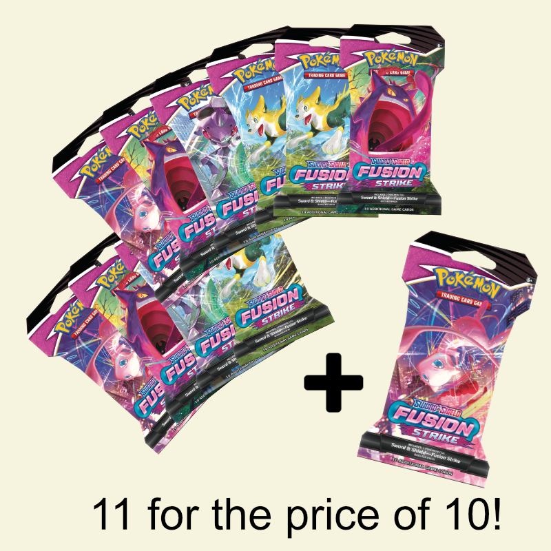 [Special Deal] 11 Fusion Strike Sleeved Pack Deal