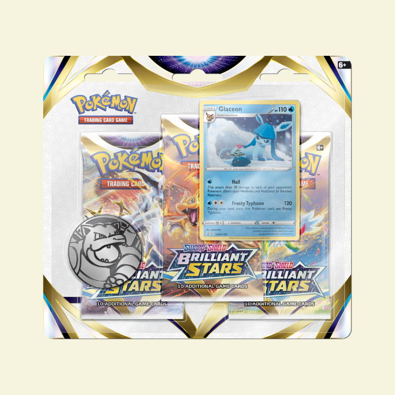 Pokemon - Brilliant Stars 3 pack blister