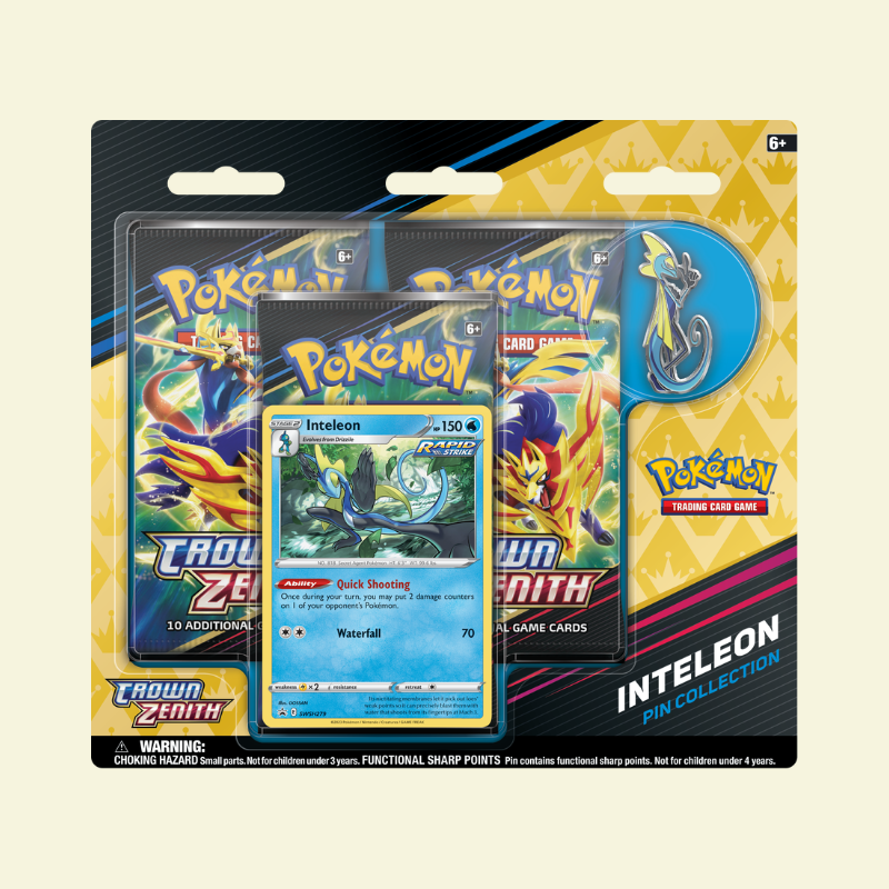 Pokemon - Crown Zenith 3pk Blister