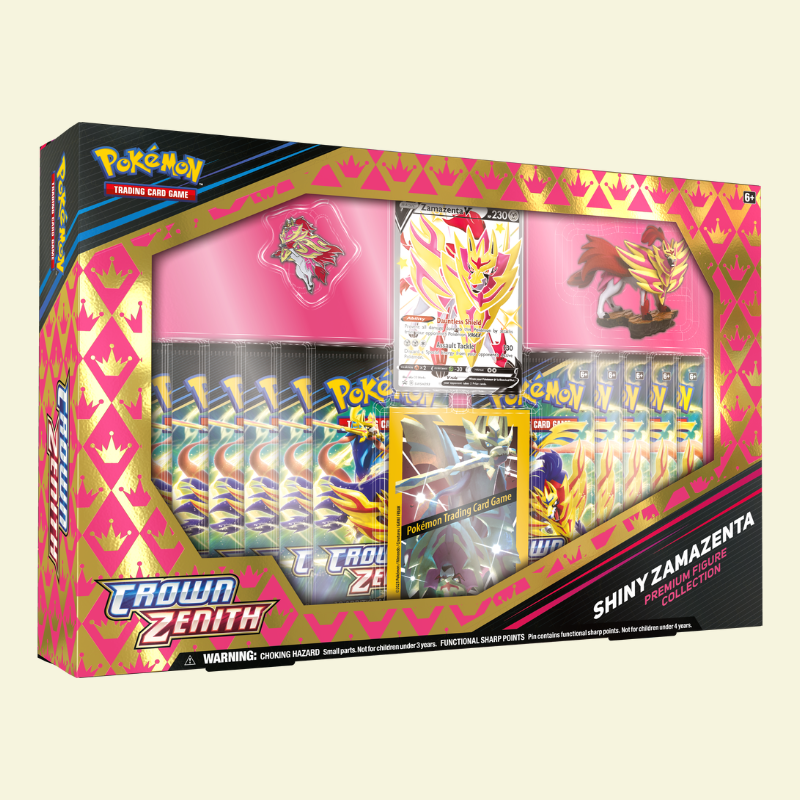 Pokemon - Crown Zenith Zamazenta/Zacian Shiny Premium Box