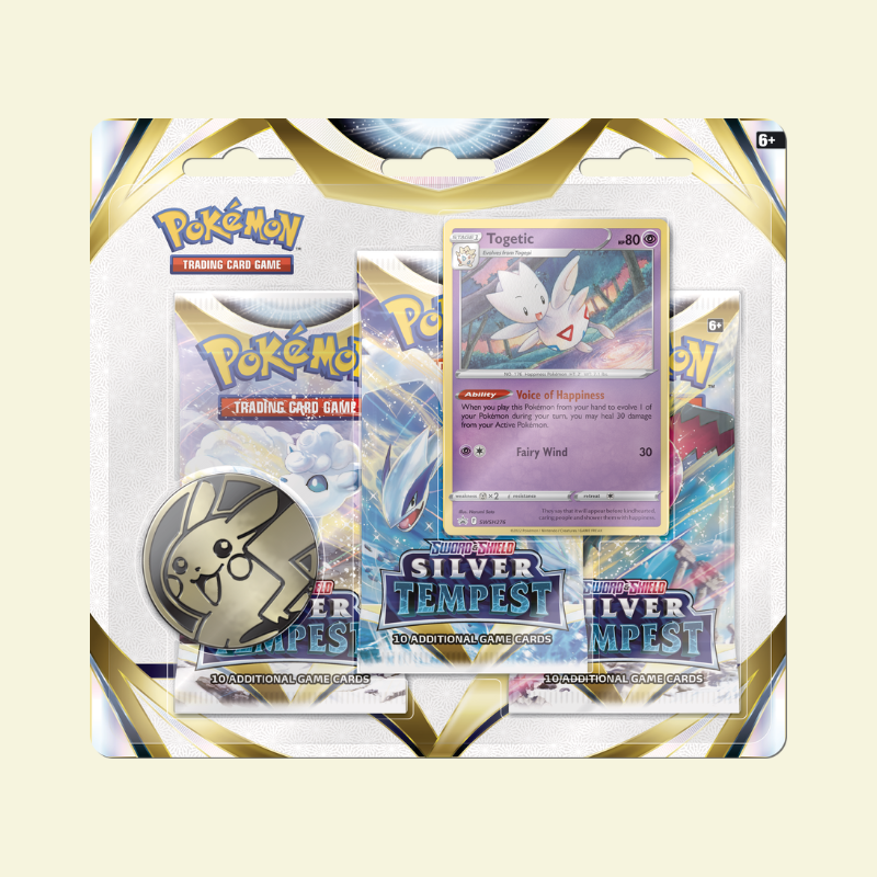 Pokemon - Silver Tempest 3Pk Blister